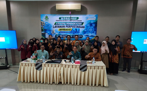 Perpustakaan UIN Ponorogo Gelar Workshop Strategi Peningkatan Mutu Layanan Berbasis AI