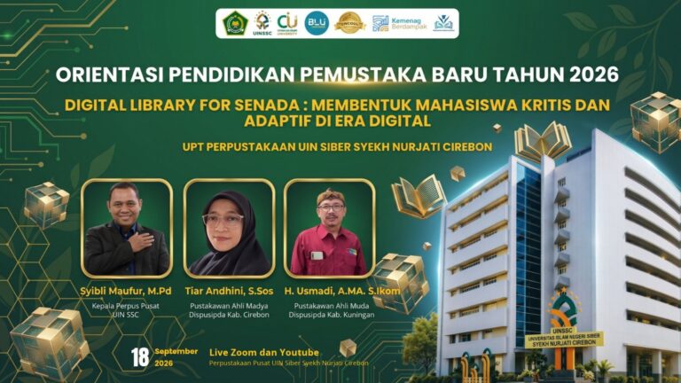 Perpustakaan UIN Siber Gelar Orientasi Pendidikan Pemustaka Baru -2026